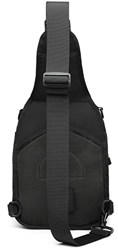 Atbp Tactical Sling Backpack Bag Pack For Men Military One Strap Shoulder Backpack Crossbody Bag With Holster 10 Liters #TOP4