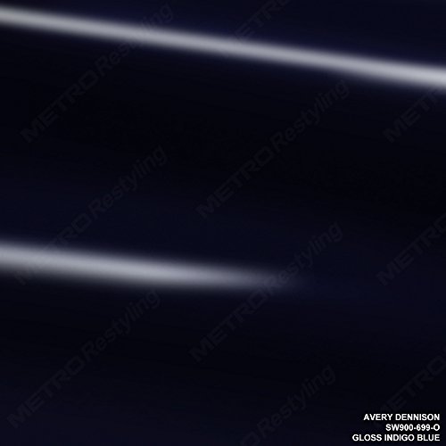 Avery SW900-699-O Gloss Indigo Blue 3in x 5in (Sample Size) Supreme Vinyl Car Wrap Film