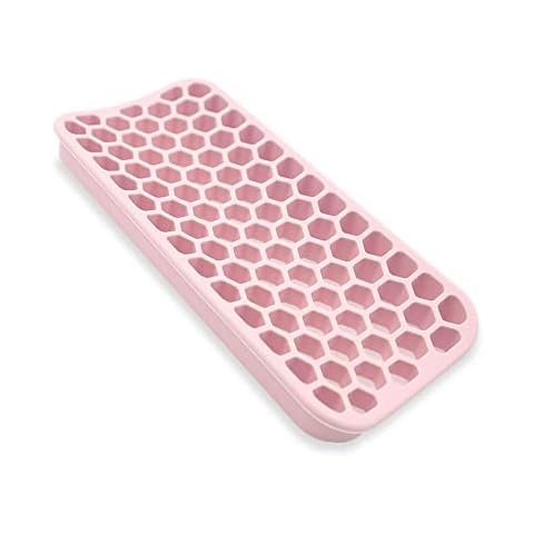 Small Silicone Pad for Curling Iron, Thicker Heat Resistant Silicone Mat for Hair Tools, Portable Hair Styling Tool Rest Holder for Straightener, Hair Dryer, Flat Iron (Pink) Cover