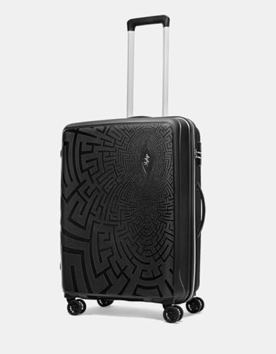 Image of Skybags Bohemia Polypropylene Set of 3, Cabin and Check-in Luggage with TSA Lock, 8 Wheel, Chrome Zipper, Spacious Zipper with 5 Years International Warranty, Black