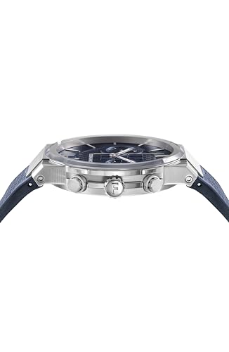 Ferragamo Ferragamo Sapphire Chrono Collection Luxury Mens Watch Timepieces with a Blue Strap and Dial Featuring a Stainless Steel Case2