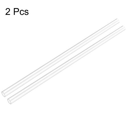 Uxcell A20091100UX0282 2Pcs Clear Rigid Tubing 4Mm(5/32'') Id X 6Mm(1/4'') Od X 1Ft Length Round Plastic Polycarbonate Tube thumb #3