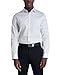 Karl Lagerfeld Paris Men's Dobby Polka Dot Long Sleeve Dress Shirt, White/Blue