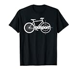 Witziges Krimi Satire Shirt für Radfahrer, Radler und E-Biker die auch gerne Krimis anschauen. Lustiges Radfahrer Geschenk für Damen und Herren. Design zeigt Fahrrad mit lustigem Rad Spruch 