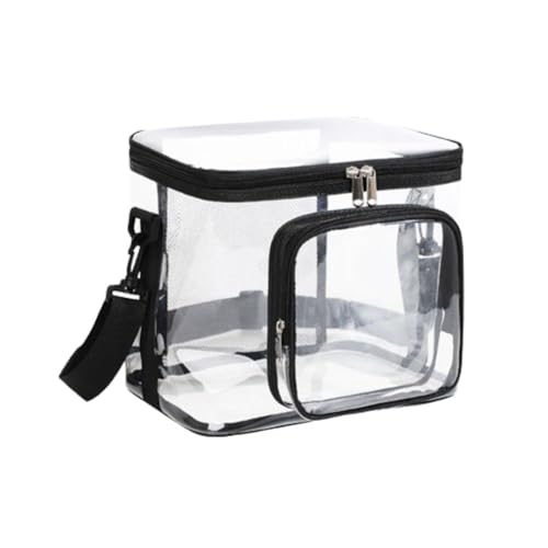Clear Bag for Stadium Events, Storage Bags, Crossbody Bags, Portable PVC Transparent Tote Bag for Concert Festival Sport Games Events Venues