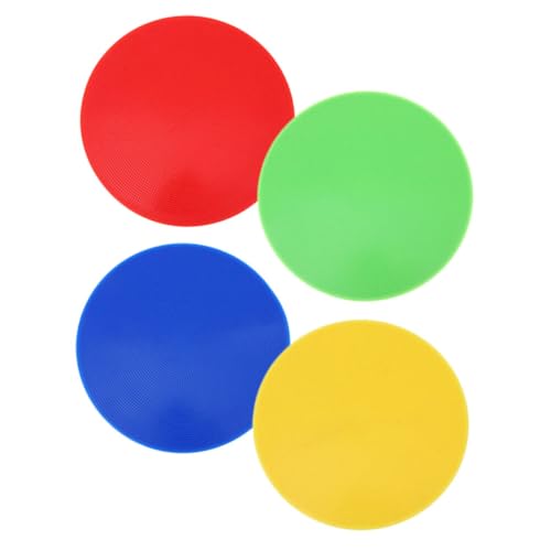 JUMPLAWN 4Pcs for Soccer Training Dots for Sports Fields Easy to Clean Floor Markers for Classroom and Exercise Activities