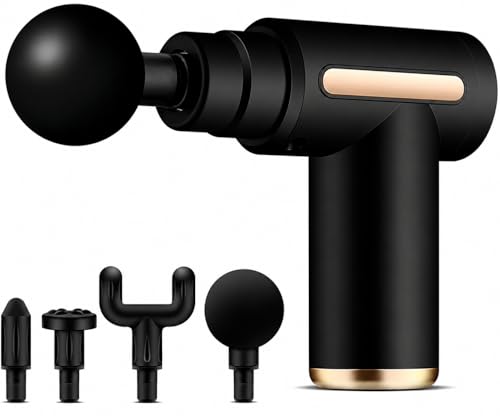 Massageador Muscular Elétrico Portátil com 4 Pontas USB (Cores Variadas)