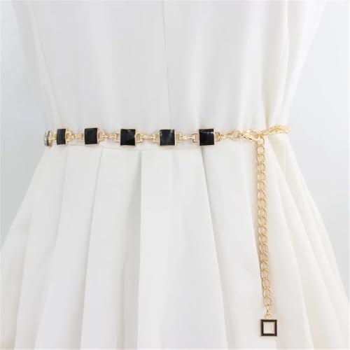 Rfmfkkg Tassel Thin Chain Belts For Women Metal Skinny Waistbands Dress Coat Decorative Straps Female Accessory3