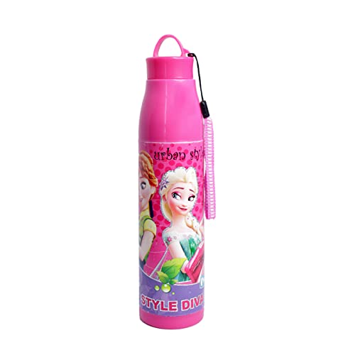 Image of EKAN 3 in 1 Motivational Water Bottles Set 2000 ml, 900 ml, 300 ml Large Capacity Sipper Bottles for School, Office, Home and Gym Use Leak-proof BPA-Free Water Bottles (Multicolor)