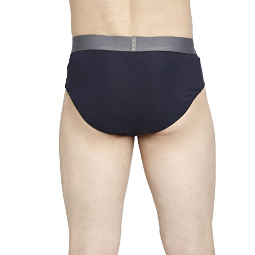 Image of Underjeans Men's Cotton Blend Regular Fit Solid Brief