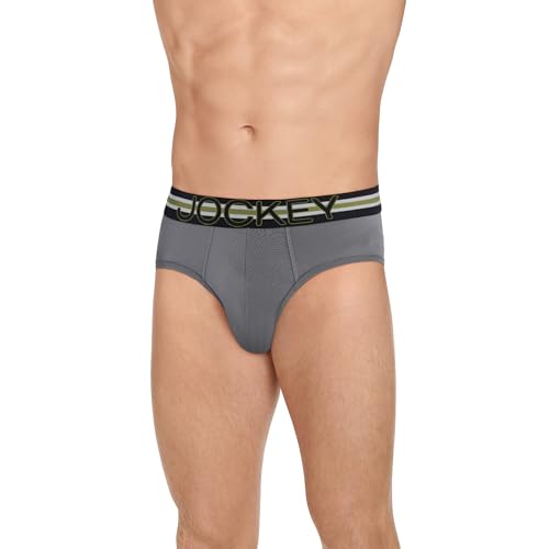 Jockey Sport Caleçon microfibre stabilité gris, petit