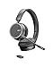Produktbild Plantronics Voyager 4220UC USB-C Headset (Poly) Stereo Bluetooth-Kopfhörer mit Bügel-Mikrofon und Noise-Cancelling  Anschluss an PC, Mac und Mobiltelefon Teams (zertifiziert)