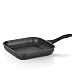 Produktbild kela Grillpfanne Induktion gerillt 28x28 cm STELLA NOVA, eckige Steakpfanne mit Oil Control System, Aluguss beschichtet, Softtouchgriff