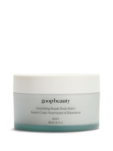 goop Beauty Body Butter | Lotion for Dry Skin | Nourishing Butters & Botanical Extracts | Hydrating & Firming Cream | 6.1 fl oz