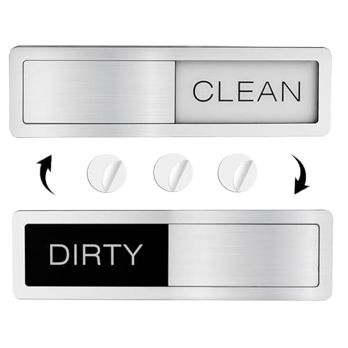 Aimant pour Lave Vaisselle Dirty Clean,Dishwasher Magnet Clean Dirty Sign,Indicateur Clean Dirty...