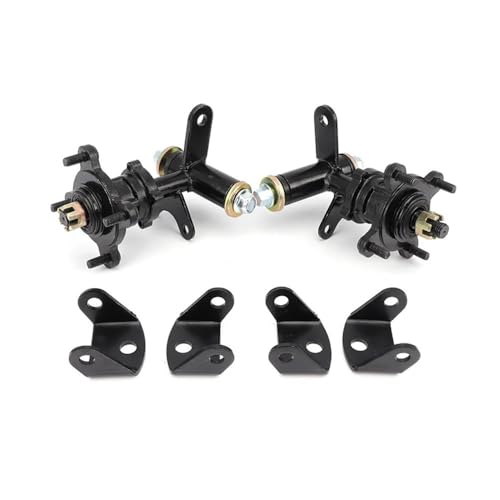 フロントステアリングストラットスピンドルハブ油圧ブレーキキット DIY 110cc 125cc 電動ATV UTVクワッドゴーカートゴルフバギー用(3 Studs Kit)
