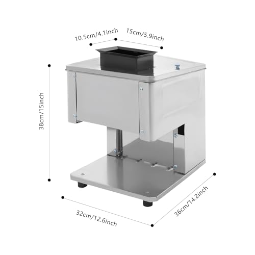 Cortadora Eléctrica de Carne 1500W 310rpm 5mm de Corte miniatura 6