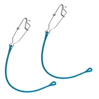 Sinbana 2st Downrigger Gewichtsdämpfer zum Angeln mit Auslöseknopf, Edelstahl Downrigger Snubber Dämpfer zum Schleppangeln Angel Planerboard Gewichte, 38cm Lang