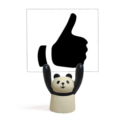 Panda support pour mémo et décoration zen pour un espace de travail inspirant