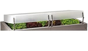 Juwel Thermo-Hauben für Hochbeete 130x60 cm (2 Stück, Hauben inkl. Scharnierteile + Lüftungshebel, Ersatzteil für Hochbeete) 20337