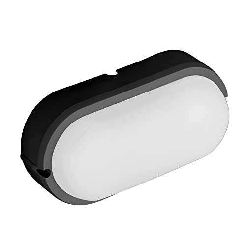 VIVIDA - Plafoniera LED Turtle, da Esterno, 8W, 4000K, 670Lm, IP65, Lampada da Soffito, Colore Antracite