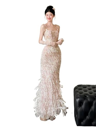 Robe de réception mariage longue pour briller lors des cérémonies