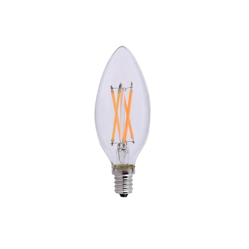 Goodlite C32 LED Chandelier Bulb, Torpedo Tip, 5W (60W Equal),