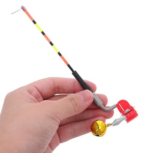 Kisangel Fishing Bite Alarm with Led Light Sensitive Electronic Bite Indicator for Carp Bank Ice Fishing Night Alert for Rods - Thumbnail 4