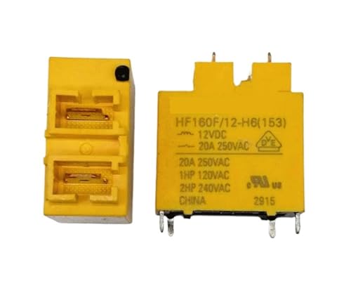Relais HF160F/12-H6 12VDC à haute isolation 20A pour protection de carte