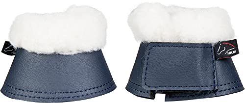 AMKA Waterboots Hufglocken Für Pferde - Feuchtigkeitspflege Bei Trockenen Hufen 1 Paar Blau