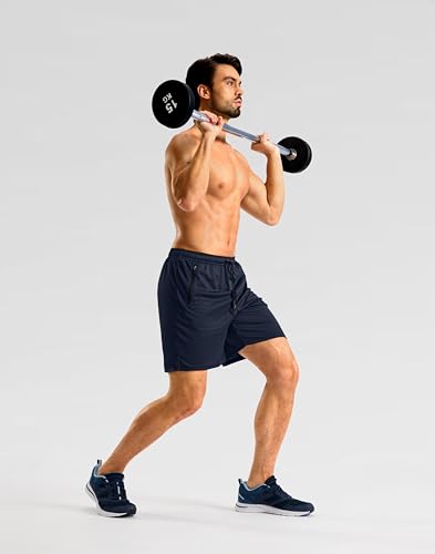 Image of G Gradual Men's Gym Workout Shorts Zipper Pockets 5 inch / 7 inch Quick Dry Breathable Runing Athletic Short for Men