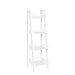 RiverRidge 4-Tier Ladder Shelf for Kids, White