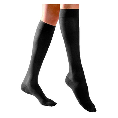 Calcetines de compresión Diaphane Clase 2 Sigvaris Negro Talla L - Altura Larga, Negro