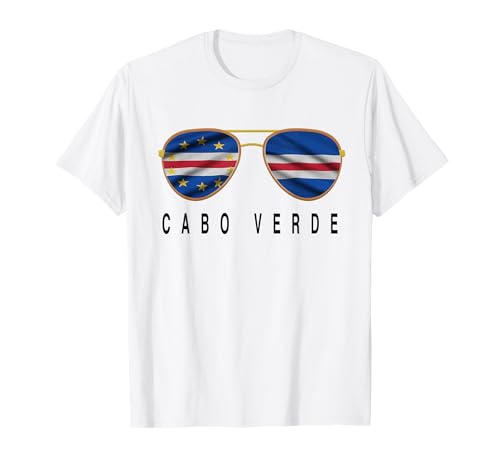 Cabo Verde Flag Cabo Verdean Cabo Verde Pride Sonnenbrille T-Shirt