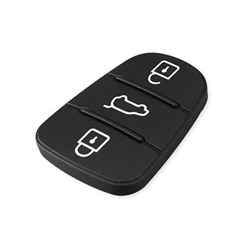 Key Cover with Buttons Silicone Replacement Compatible with KIA Cee'd K2 K5 Lotze Magentis Optima Piccanto Rio Sportage Venga and HYUNDAI i20 i30 ix20 ix35 Verna - Image 3
