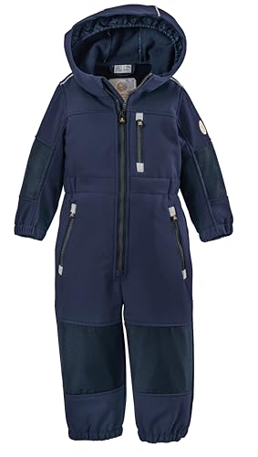 first instinct by killtec Jungen Fiow 35 Mns Onpc Softshell Overall mit Kapuze, dunkelblau, 122/128 EU
