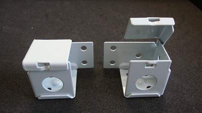Amazing Drapery Hardware 1 Pair: Mini Blind Brackets, for 1" X 1" Head