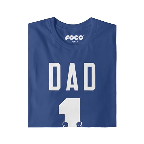 Image of FOCO NFL Mens NFL Team Logo Tee Shirt #1 Dad T-Shirt