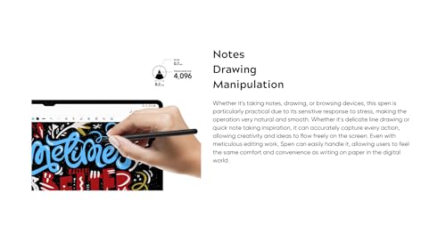 Galaxy Tab S10 S Pen de Repuesto con Bluetooth para Samsung S10+ S9 Ultra Stylus Pen Negro 4