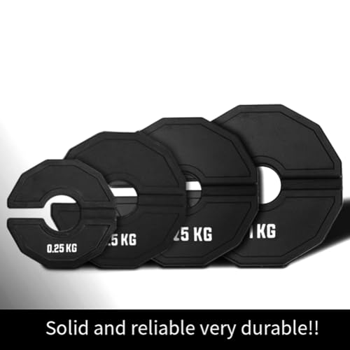Gymnase Micro-Plates Dumbbell Fractional Weight Disc Rubber Fractional Weight Discs Add-On Change Noir 0,5 kg – Image 6