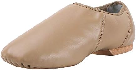 ARCLIBER Modern Leather Slip On Jazz Shoe Brown-9M