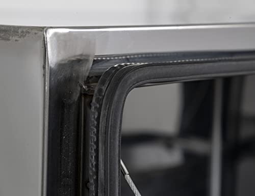 Image of Buyers Products 1702653 Polished Stainless Steel Underbody Truck Tool Box, 18 x 18 x 30 Inch, Locking T-Handle Compression Latch, 16 Ga Stainless, Underbed or Flat Mount Storage Box