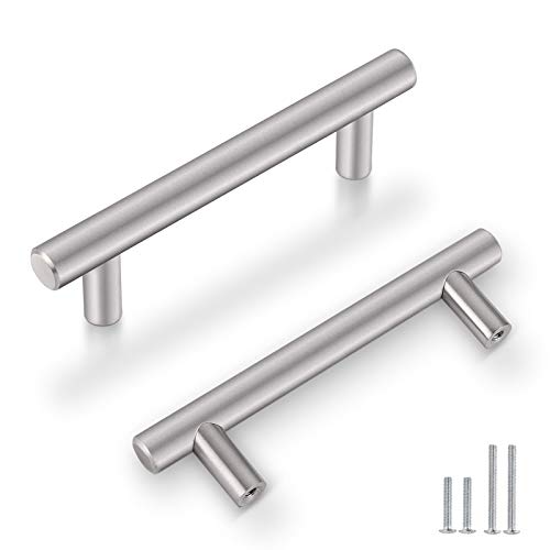 Poignées de tiroir de commode en nickel brossé pour meuble de cuisine - 2