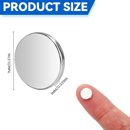 Image of TRYMAG Small Rare Earth Magnets, 200 Pack, 7x1mm