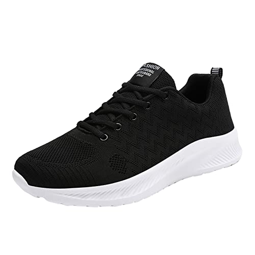 Zapatillas ligeras de hombre en malla transpirable con cordones cómodos para caminar