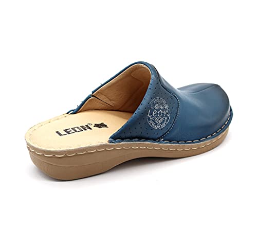 LEON 360 Zoccoli Sabot Pantofole Scarpe Pelle