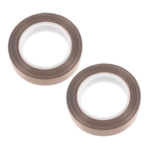 KICHOUSE PTFE Tape for Vacuum Sealer 2 Rolls 10m Heat Insulation Tape Replacement Sealing Strip Easy to Clean
