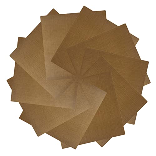 OSOLADY Curling Iron Sticker Heat Resistant 10 Pack Fabric Decal for Hair Straightener Flat Iron Sticker