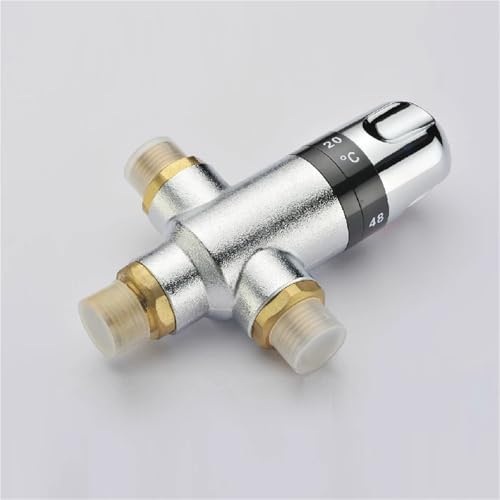 Calentador de agua eléctrico inteligente válvula mezcladora automática cobre de 3/4 4