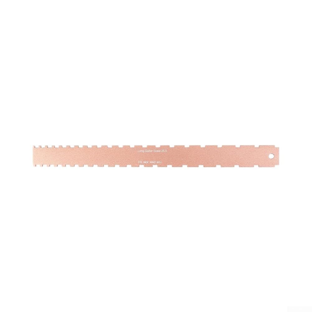 Fretboard linijka pomiarowa Dual Scale 41,8 cm Luthier Tool (srebrna)
